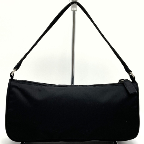 Prada Mini Black Pochette Handbag Nylon - Picture 1 of 8